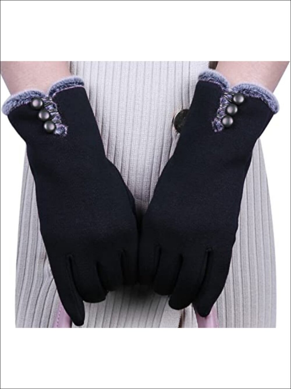 Womens Winter Gloves Warm Lined Touch Screen Driving Gloves